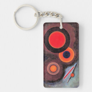 Kandinsky - Komposition mit Kreisen Schlüsselanhänger