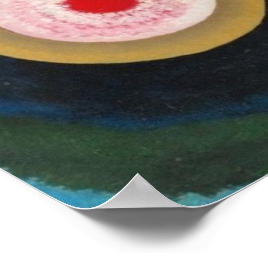 Kandinsky Komposition vertieft Impulsgemälde Poster (Ecke)