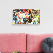 Kandinsky Komposition VI Canvas Print Leinwanddruck (Insitu (Wohnzimmer))