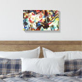 Kandinsky Komposition VI Canvas Print Leinwanddruck (Insitu (Schlafzimmer))