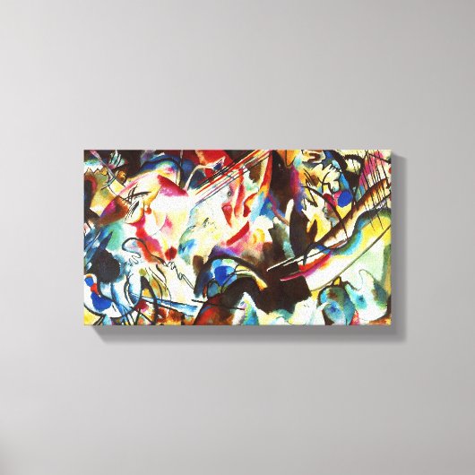 Kandinsky Komposition VI Canvas Print Leinwanddruck (Vorderseite)