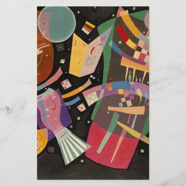 Kandinsky-Komposition X Abstrakt (Vorderseite)