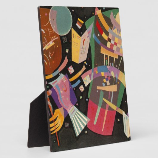 Kandinsky-Komposition X Abstrakt Fotoplatte (Seite)