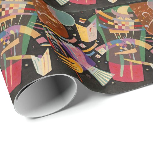 Kandinsky-Komposition X Abstrakt Geschenkpapier (Rolleneckpunkt)
