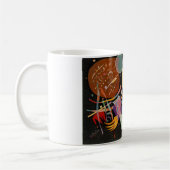 Kandinsky-Komposition X Abstrakt Kaffeetasse (Links)