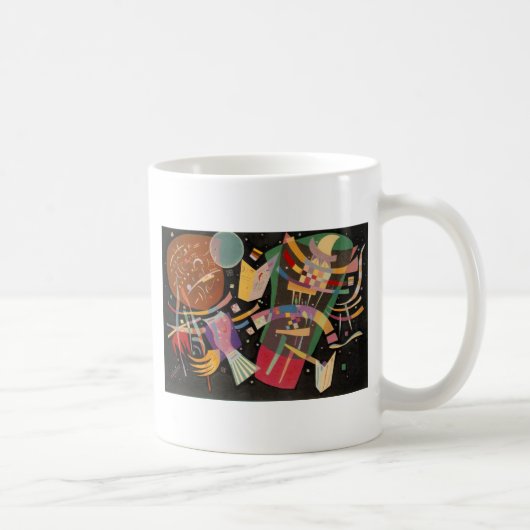 Kandinsky-Komposition X Abstrakt Kaffeetasse (Rechts)