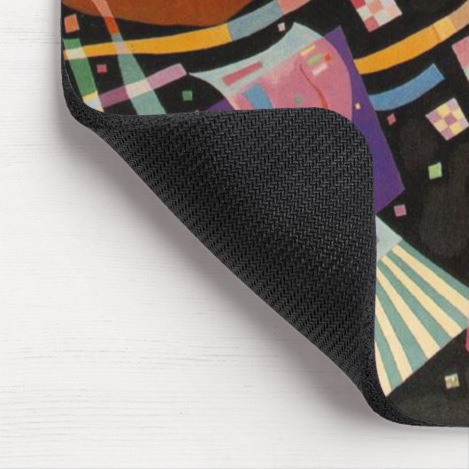 Kandinsky-Komposition X Abstrakt Mousepad (Ecke)