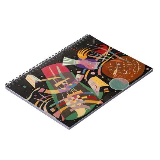 Kandinsky-Komposition X Abstrakt Notizblock (Linke Seite)