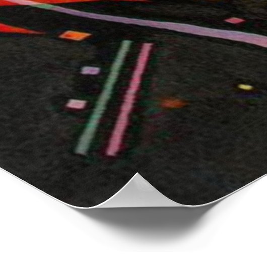 Kandinsky-Komposition X Abstrakt Poster (Ecke)