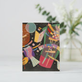 Kandinsky-Komposition X Abstrakt Postkarte (Stehend Vorderseite)