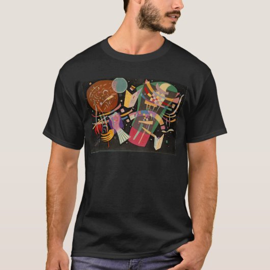 Kandinsky-Komposition X Abstrakt T-Shirt (Vorderseite)