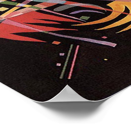 Kandinsky-Komposition X-Poster Poster (Ecke)
