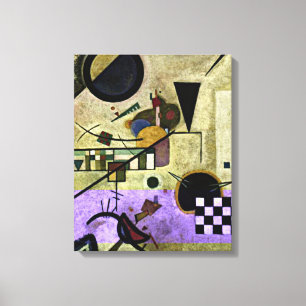 Kandinsky - Kontrastreiche Klänge Leinwanddruck