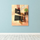 Kandinsky - konzentrisch leinwanddruck (Insitu (Holzboden))