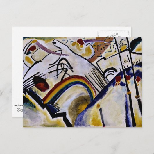 Kandinsky - Kosaken Postkarte (Vorne/Hinten)