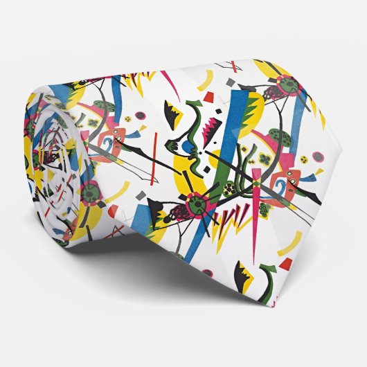 Kandinsky-Krawatte - Kleine Welten I Krawatte (Gerollt)