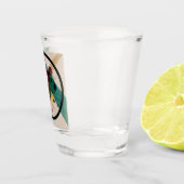 Kandinsky-Kreise in einem Circle Painting Schnapsglas (Rechts)