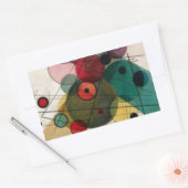 Kandinsky-Kreise in einem Circle Sticker (Umschlag)