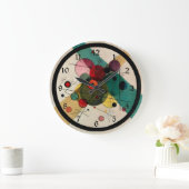 Kandinsky - Kreise in einem Kreis Große Wanduhr (Zuhause)