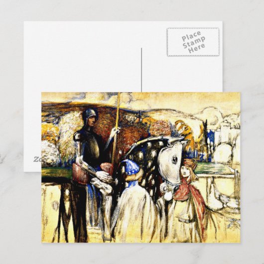 Kandinsky - Krieger Postkarte (Vorne/Hinten)