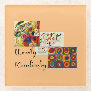 Kandinsky-Kunstsammlung Glasuntersetzer