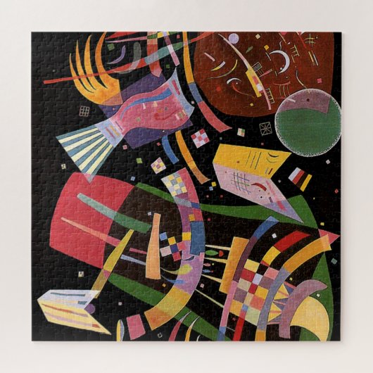 Kandinsky-Kunstwerk, Komposition X, Puzzle (Horizontal)