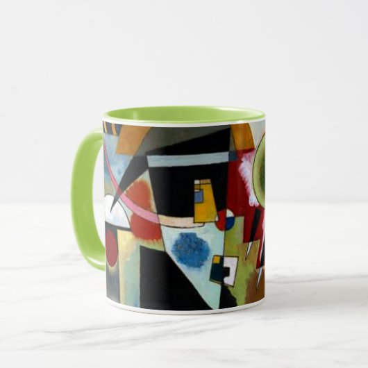 Kandinsky-Kunstwerk, Swinging, Tasse (Vorderseite Links)