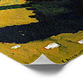 Kandinsky - Landschaft bei Murnau mit Lokomotive Poster (Ecke)