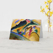 Kandinsky - Landschaft im Herbst, beliebte Malerei Karte (Gelbe Blume)