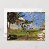 Kandinsky - Landschaft mit Apfelbaum Postkarte (Vorne/Hinten)