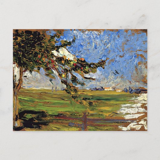 Kandinsky - Landschaft mit Apfelbaum Postkarte (Vorderseite)