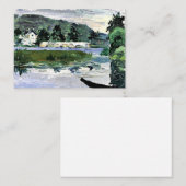 Kandinsky - Landschaft mit Brücke Mitteilungskarte (Vorne/Hinten)