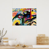 Kandinsky - Landschaft mit Fabrikschornstein Poster (Küche)