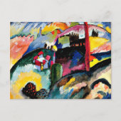 Kandinsky - Landschaft mit Fabrikschornstein Postkarte (Vorderseite)