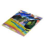 Kandinsky - Landschaft mit Hügeln Fliese (Seite)