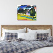 Kandinsky - Landschaft mit Hügeln Leinwanddruck (Insitu (Schlafzimmer))