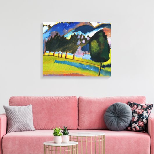 Kandinsky - Landschaft mit Hügeln Leinwanddruck (Insitu (Wohnzimmer))