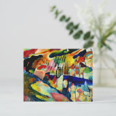 Kandinsky - Landschaft mit Regen Postkarte (Stehend Vorderseite)