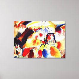 Kandinsky - Landschaft mit roten Flecken Leinwanddruck