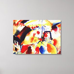 Kandinsky - Landschaft mit roten Flecken Leinwanddruck