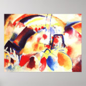 Kandinsky - Landschaft mit roten Flecken Poster (Vorne)