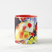 Kandinsky - Landschaft mit roten Flecken Tasse (Zentrum)