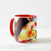 Kandinsky - Landschaft mit roten Flecken Tasse (Vorderseite Links)