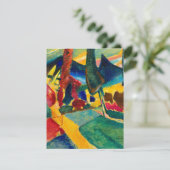 Kandinsky Landschaft mit zwei Poplars Begleitkarte (Stehend Vorderseite)