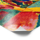 Kandinsky Landschaft mit zwei Poplars Fotodruck (Ecke)