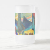 Kandinsky Landschaft mit zwei Poplars Mattglas Bierglas (VorderseiteRechts)