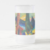 Kandinsky Landschaft mit zwei Poplars Mattglas Bierglas (Mittel)