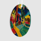 Kandinsky Landschaft mit zwei Poplars Ornament (Vorderseite)