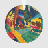 Kandinsky Landschaft mit zwei Poplars Ornament (Rückseite)