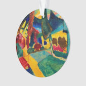 Kandinsky Landschaft mit zwei Poplars Ornament (Vorderseite)